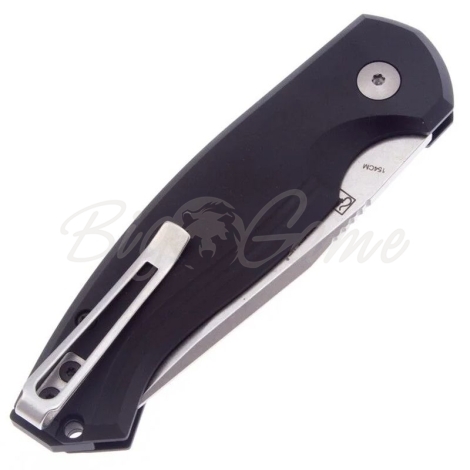 Нож складной полуавтоматический BOKER Karakurt сталь 154СМ рукоять Алюминий цв. Черный фото 2