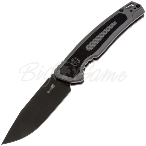Нож складной автоматический KERSHAW Launch 21 сталь CPM M4 рукоять Алюминий 6061-T6 цв. Серый фото 1