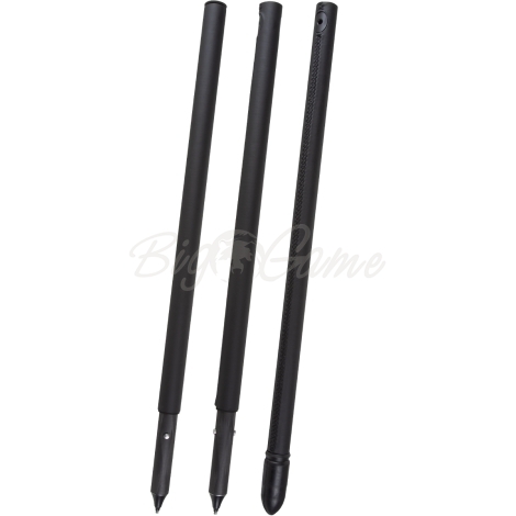 Карбоновый посох WAIDTOOL Jaggerstock Hunting Poles Carbon Leather Black 3 Parts фото 1