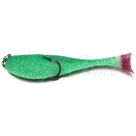 Поролоновая рыбка КОНТАКТ двойник 12 см (10 шт.) цв. зеленый фото 1