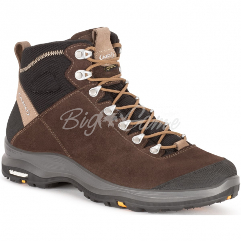 Ботинки треккинговые AKU La Val Lite GTX цвет Dark Brown / Beige фото 1