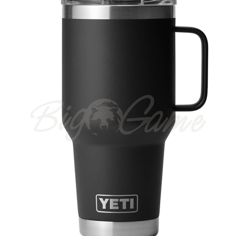 Термокружка YETI Rambler Travel Mug 887 цвет Black фото 1