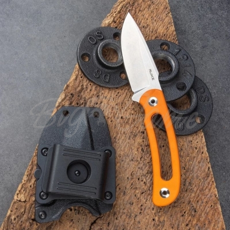 Нож туристический RUIKE Knife F815-J цв. Оранжевый фото 3