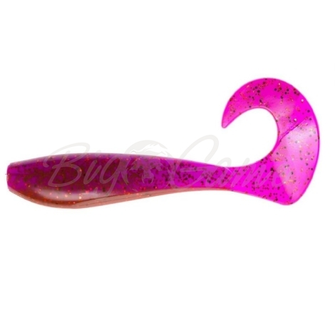Твистер NARVAL Curly Swimmer 12 см (4 шт.) цв. Grape Violet фото 1