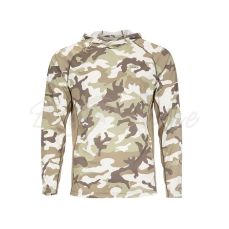 Термокофта SIMMS SolarVent Hoody цвет Woodland Camo Sandbar фото 1