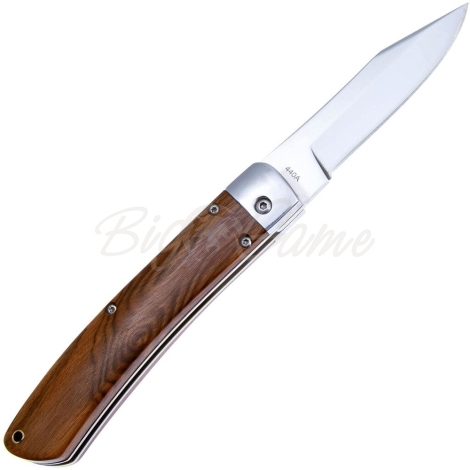 Нож автоматический BOKER Automatic Classic Сталь 440А рукоять дерево фото 6