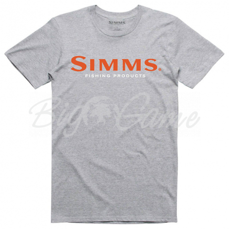 Футболка SIMMS Logo T-Shirt S19 цвет Grey Heather фото 1