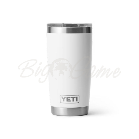 Термокружка YETI Rambler Tumbler w/Magslider 591 цвет White фото 1