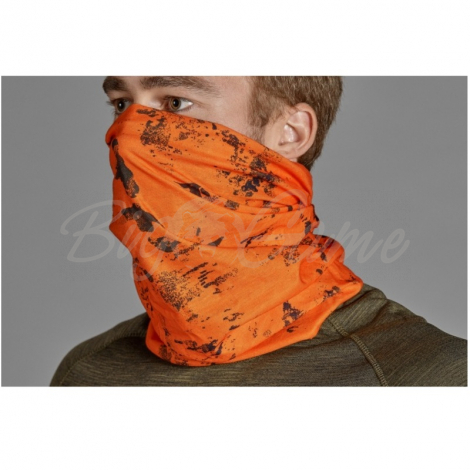 Повязка SEELAND Neck gaiter 2-pack цв. Pine green / InVis orange blaze фото 5