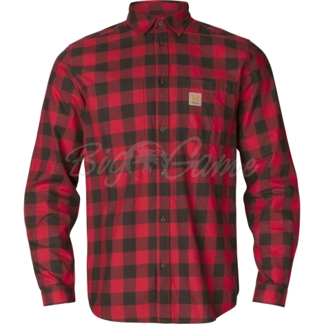 Рубашка HARKILA Scandinavian L/S Shirt цвет Red Check фото 1