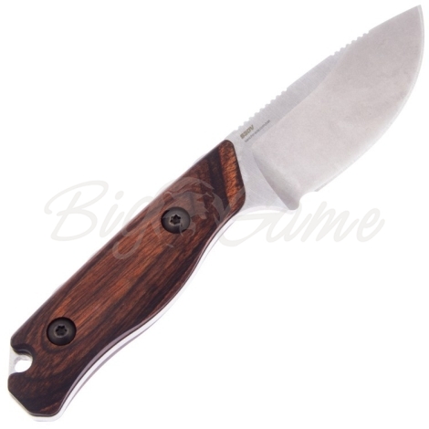 Нож охотничий BENCHMADE Hidden Canyon Hunter сталь CPM S30V, рукоять дерево, цв. коричневый фото 4