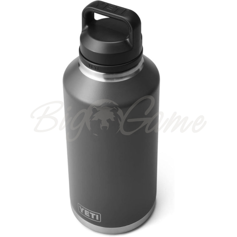 Термос YETI Rambler Bottle Chug Cap 1900 цвет Charcoal фото 3