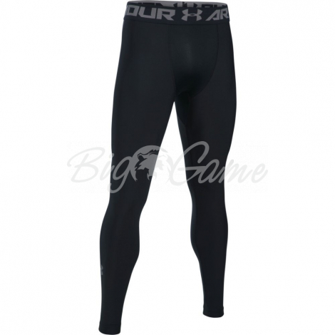 Кальсоны UNDER ARMOUR HeatGear Armour 2.0 Leggings цвет Black / Graphite фото 1