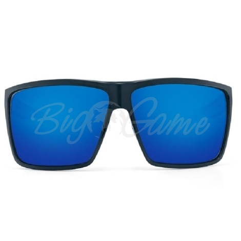 Очки COSTA DEL MAR Rincon 580 GLS р. XL цв. Shiny Black цв. ст. Blue Mirror фото 3