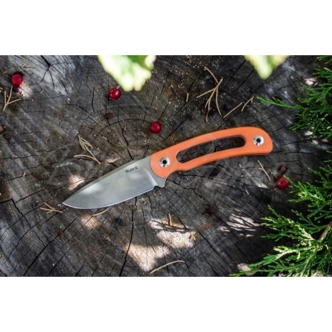 Нож туристический RUIKE Knife F815-J цв. Оранжевый фото 8