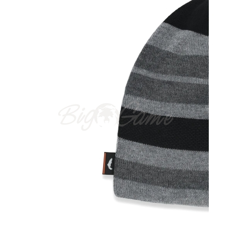 Шапка SIMMS Everyday Beanie цвет Carbon Stripe фото 2