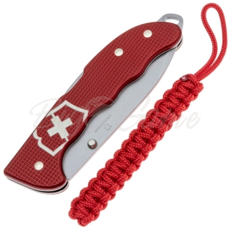 Нож складной полуавтоматический VICTORINOX Evoke Alox 0.9411.D20 Нержавеющая сталь рукоять Алюминий цв. Красный фото 2