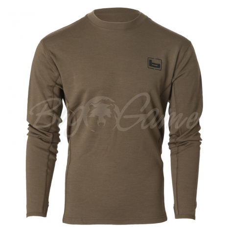 Термокофта BANDED Base Merino Wool Crew 230 г цвет Chocolate фото 1