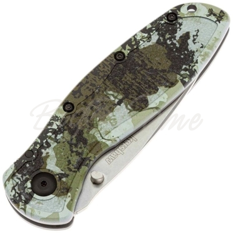Нож складной полуавтоматический KERSHAW Blur сталь Sandvik 14C28N рукоять Алюминий 6061-T6 цв. Камуфляж фото 2