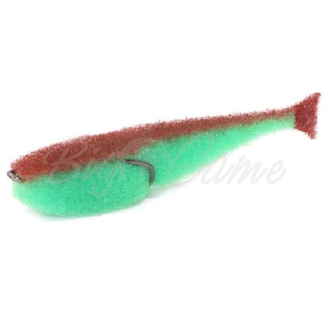 Поролоновая рыбка LEX Classic Fish CD 10 GBRB (зеленое тело / красная спина / красный хвост) фото 1