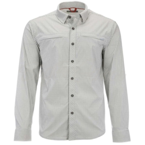 Рубашка SIMMS Bugstopper LS Shirt цвет Sterling Morada Plaid фото 1