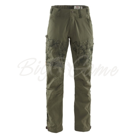 Брюки FJALLRAVEN Lappland Hybrid Trousers M цвет Dark Olive фото 1