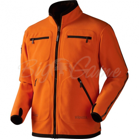 Толстовка HARKILA Kamko Fleece цвет Hunting Green / Orange Blaze фото 1