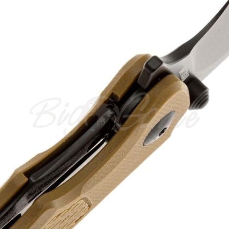 Нож складной полуавтоматический ARTISAN CUTLERY Tradition V2 сталь AR-RPM9 рукоять стеклотекстолит G10 цв. Коричневый фото 4