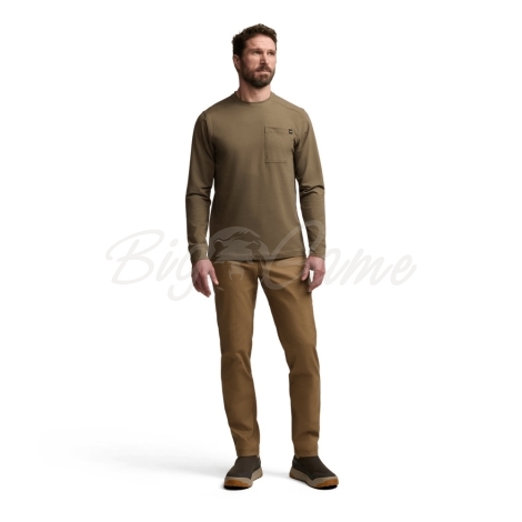 Лонгслив SITKA Foothills LS Crew цвет Pyrite фото 4