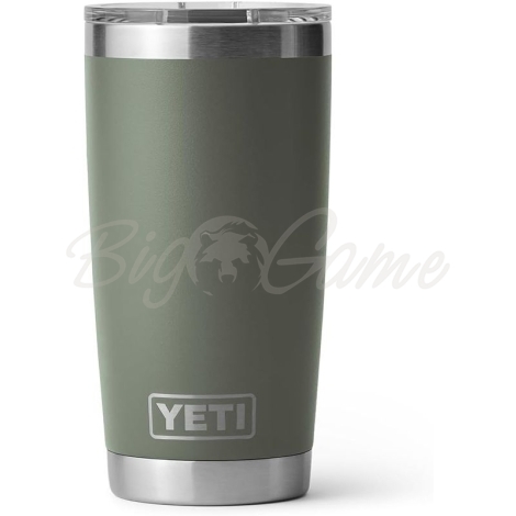 Термокружка YETI Rambler Travel Mug 591 цвет Camp Green фото 3