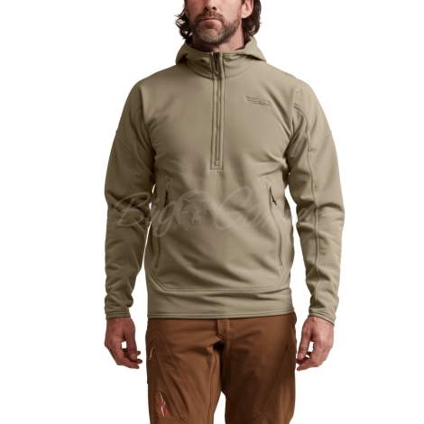 Толстовка SITKA Alpha Fleece Hoodie цвет Buckskin фото 6