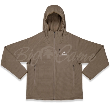 Толстовка SKRE Grid Lite Jacket цвет Earth Brown фото 1