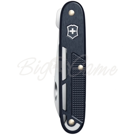 Нож складной полуавтоматический VICTORINOX Onefold Alox 0.8006.22 Нержавеющая сталь рукоять Алюминий цв. Синий фото 2