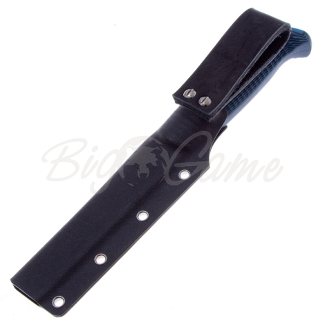 Нож OWL KNIFE North сталь N690 рукоять G10 черно-синяя фото 2