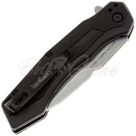 Нож складной полуавтоматический KERSHAW Analyst сталь 8Cr13MoV рукоять Термопластик,нейлон цв. Черный фото 3
