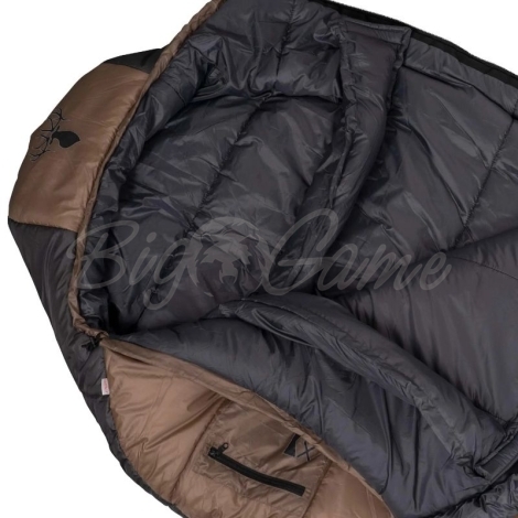 Спальный мешок KING'S XKG Summit Mummy Bag +20 цвет Khaki / Charcoal фото 2