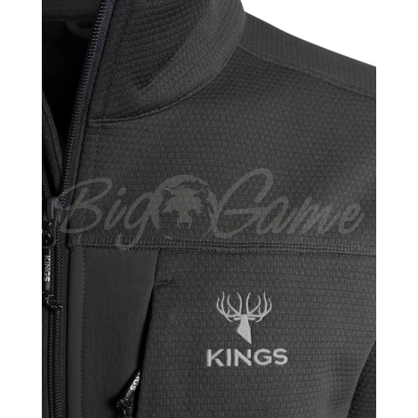 Толстовка KING'S Hunter Highland Full Zip Fleece цвет Charcoal фото 4