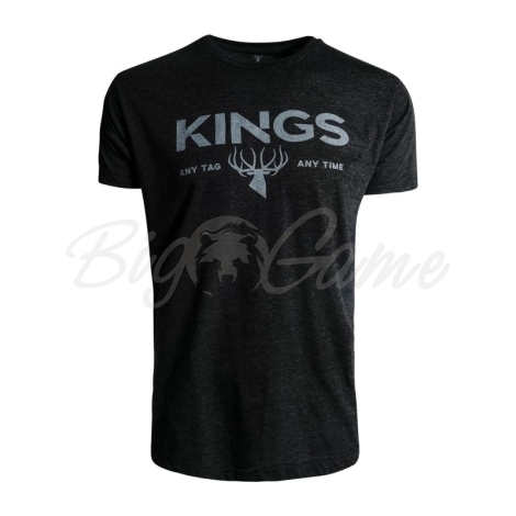 Футболка KING'S Any Tag Any Time Tee цвет Heather Graphite фото 1 Футболка KING'S Any Tag Any Time Tee цвет Heather Graphite фото 1