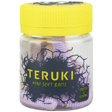 Червь TERUKI Roy 6,5 см (7 шт.) зап. сыр цв. Lilac фото 3