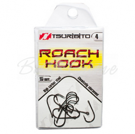 Крючок одинарный TSURIBITO Roach Hook BN фото 1