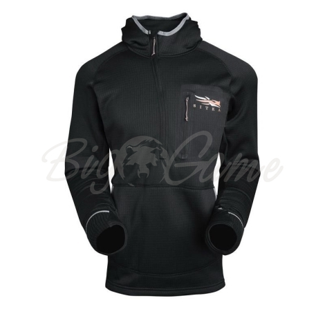 Толстовка SITKA Fanatic Hoody цвет Black фото 1