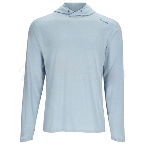 Термокофта SIMMS SolarFlex Hoody New цвет Steel Blue Heather фото 1
