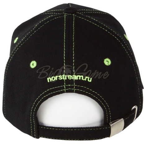 Бейсболка NORSTREAM с логотипом цв. черно-зеленый фото 4