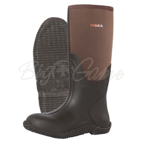 Сапоги HISEA AquaX Rain Boots цвет Brown фото 1