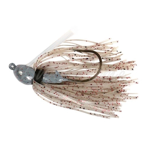 Бактейл STRIKE KING Pro-Glo Bitsy Bug mini jig 5,25 г (3/16 oz) цв. smoke /pepper / red фото 1