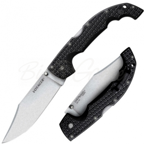 Нож COLD STEEL Voyager Clip Extra Large Plain Edge складной  фото 1