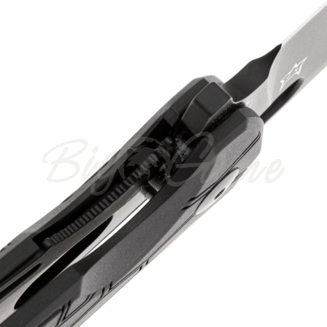 Нож складной полуавтоматический FOX KNIVES Core Vox сталь N690Co рукоять Термопластик FRN цв. Черный фото 5