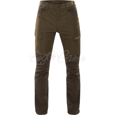 Брюки HARKILA Scandinavian Trousers цвет Willow green / Deep brown фото 1