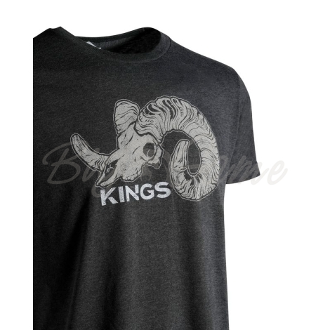 Футболка KING'S Full Curl Tee цвет Heather Graphite фото 3