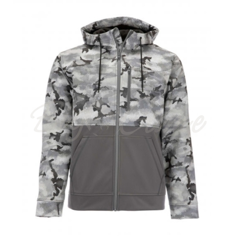 Куртка SIMMS Rogue Hoody цвет Hex Flo Camo Steel фото 1